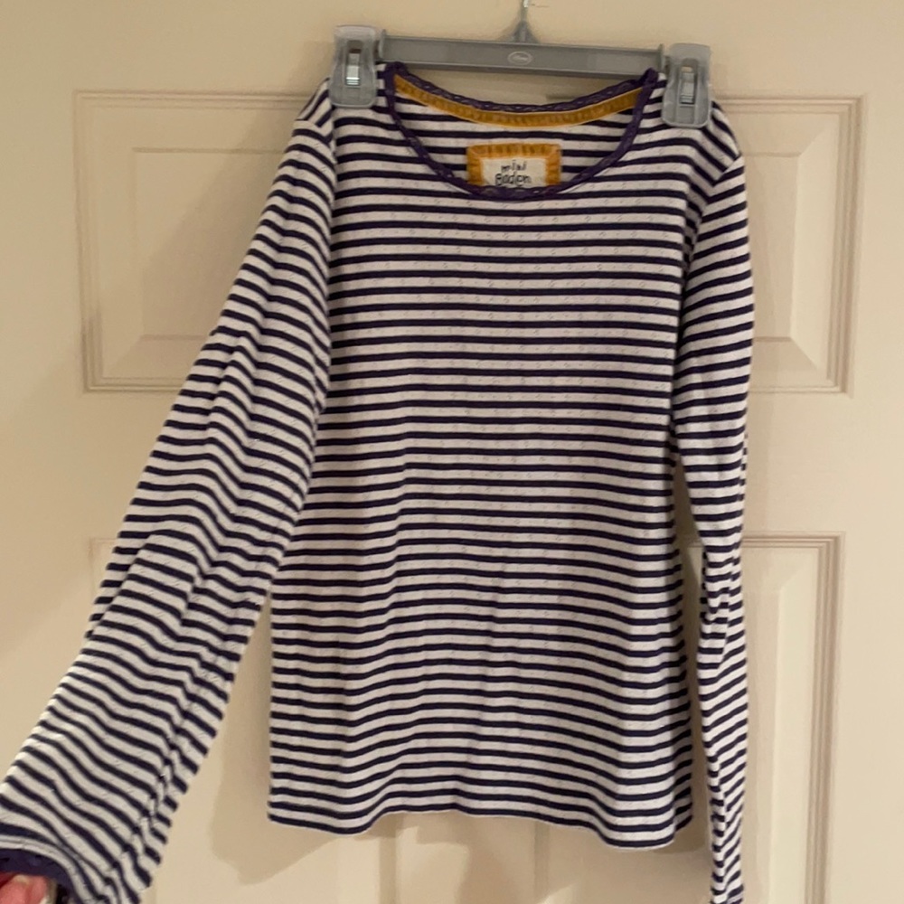 Mini Boden Lace Trimmed long sleeve size 11-12
